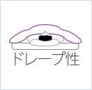 ドレープ性